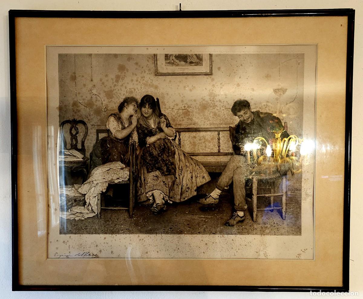 Arte: Litografia di Eugene de Blaas - Foto 2