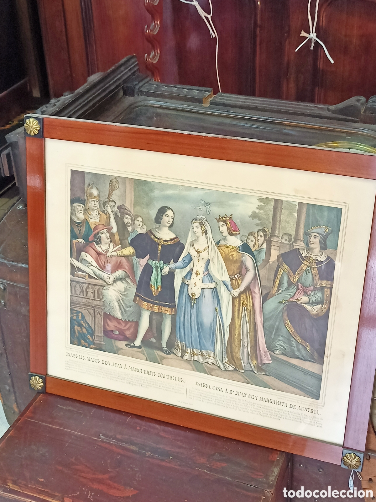 Arte: Litografia a color enmarcada. REF-2756