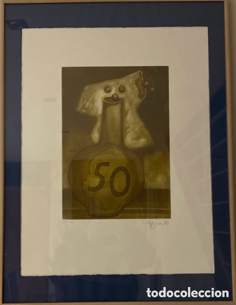 Arte: Litografia de Modest Cuixart &ldquo;Aguafuerte&rdquo; - Foto 4