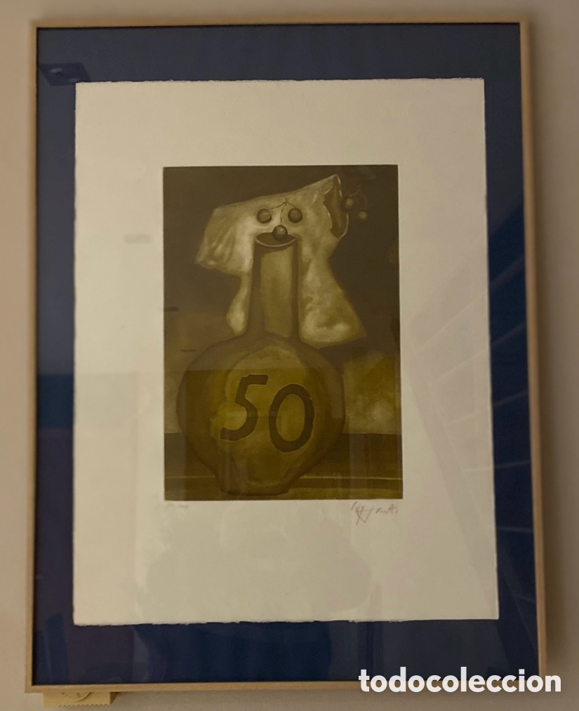 Arte: Litografia de Modest Cuixart &ldquo;Aguafuerte&rdquo; - Foto 6