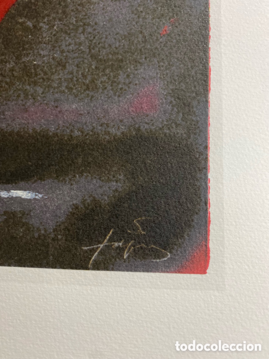 Arte: Litografia de Antoni Tapies con certificado - Foto 4