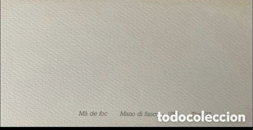 Arte: Litografia de Antoni Tapies con certificado - Foto 8