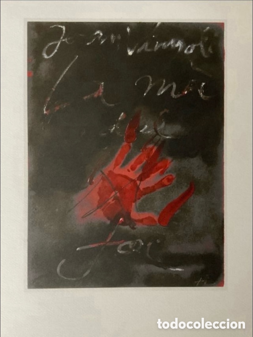 Arte: Litografia de Antoni Tapies con certificado - Foto 9