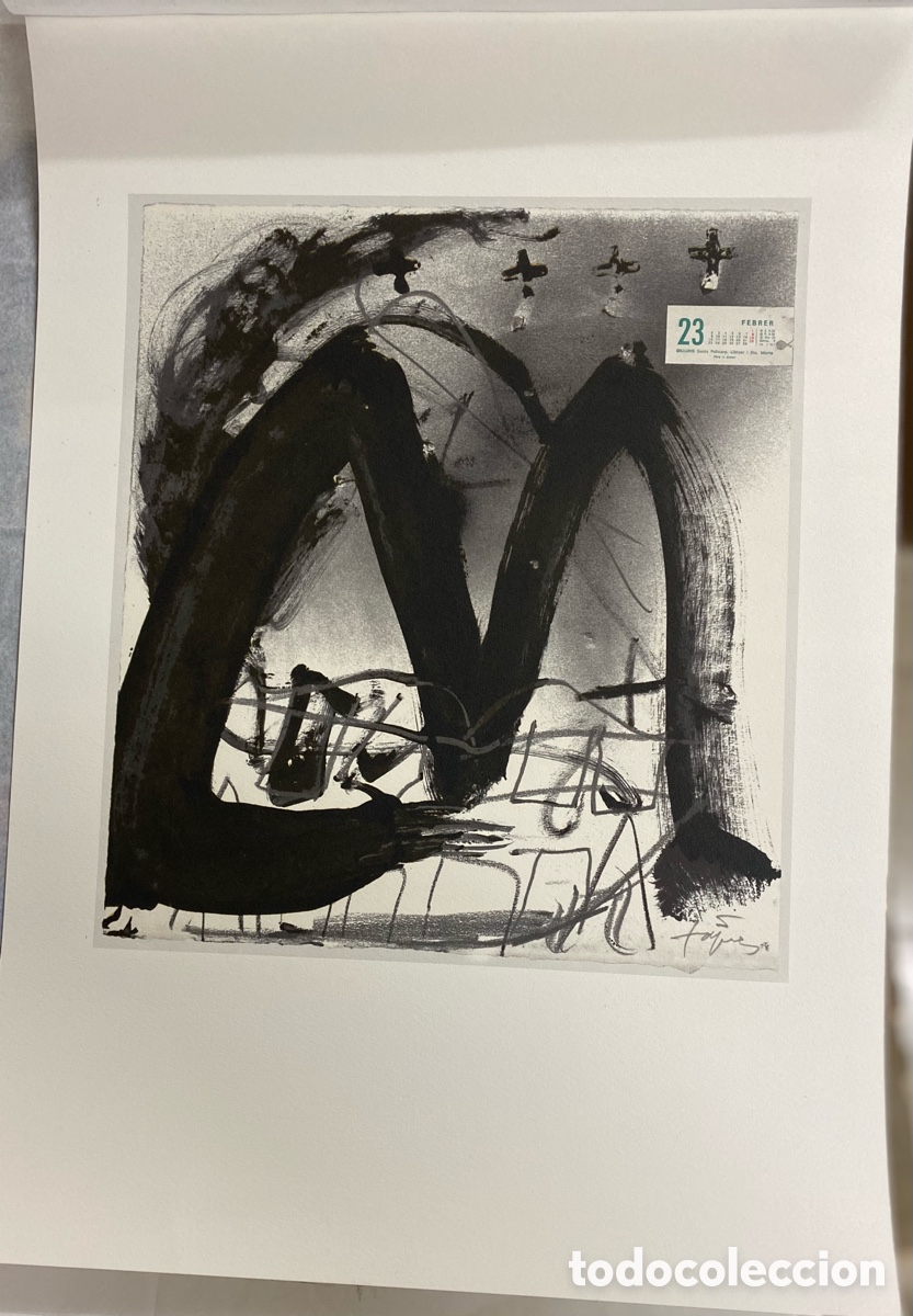 Arte: Litografia de Antoni Tapies con certificado - Foto 2