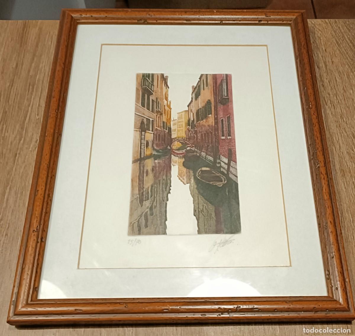 Arte: Cuadro de Venecia y sus Canales - Foto 2