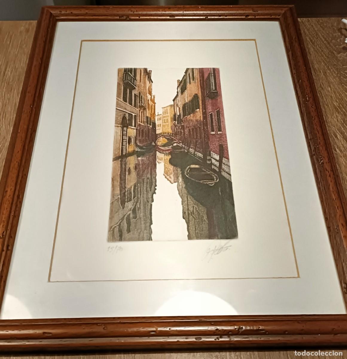 Arte: Cuadro de Venecia y sus Canales - Foto 8