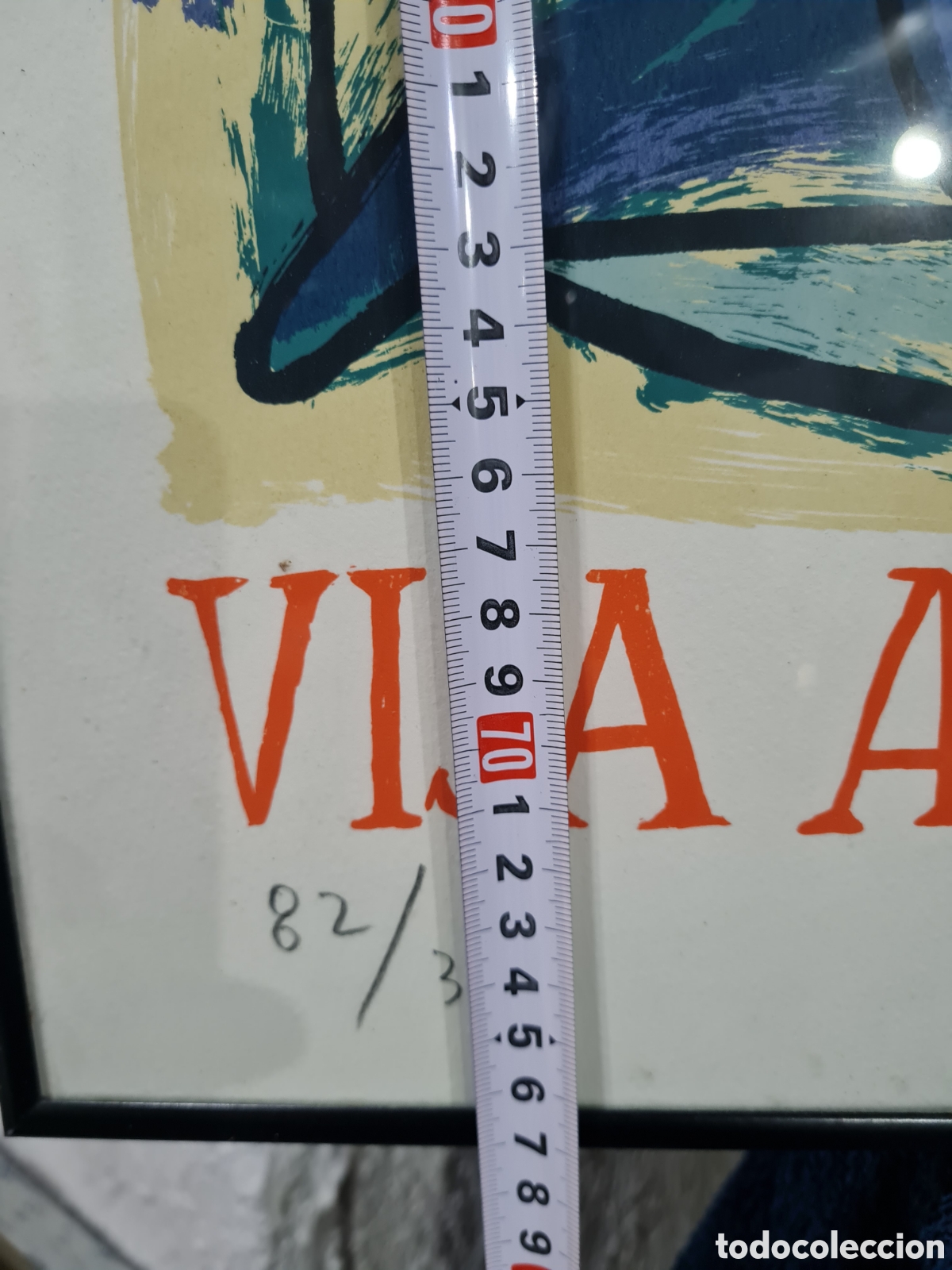 Arte: litograf&iacute;a de MARISCAL Numerada,firmada - Foto 7