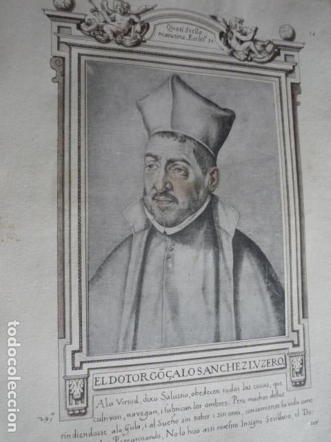 Arte: DOCTOR GONZALO SANCHEZ LUCERO RETRATO POR JUAN DE PACHECO LITOGRAFIA 1870 26,5 X 36,5 CM