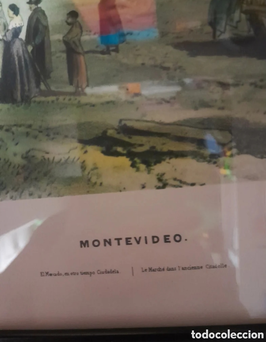 Arte: Adolphe DHastrel. Litograf&iacute;a Montevideo - Foto 2
