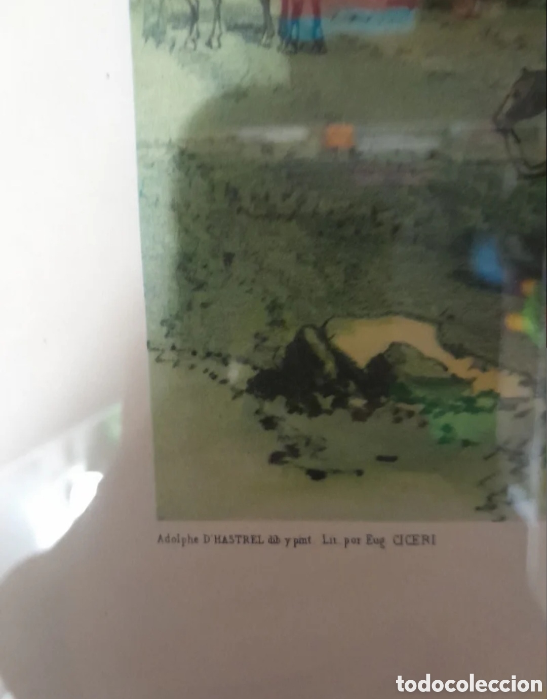 Arte: Adolphe DHastrel. Litograf&iacute;a Montevideo - Foto 3