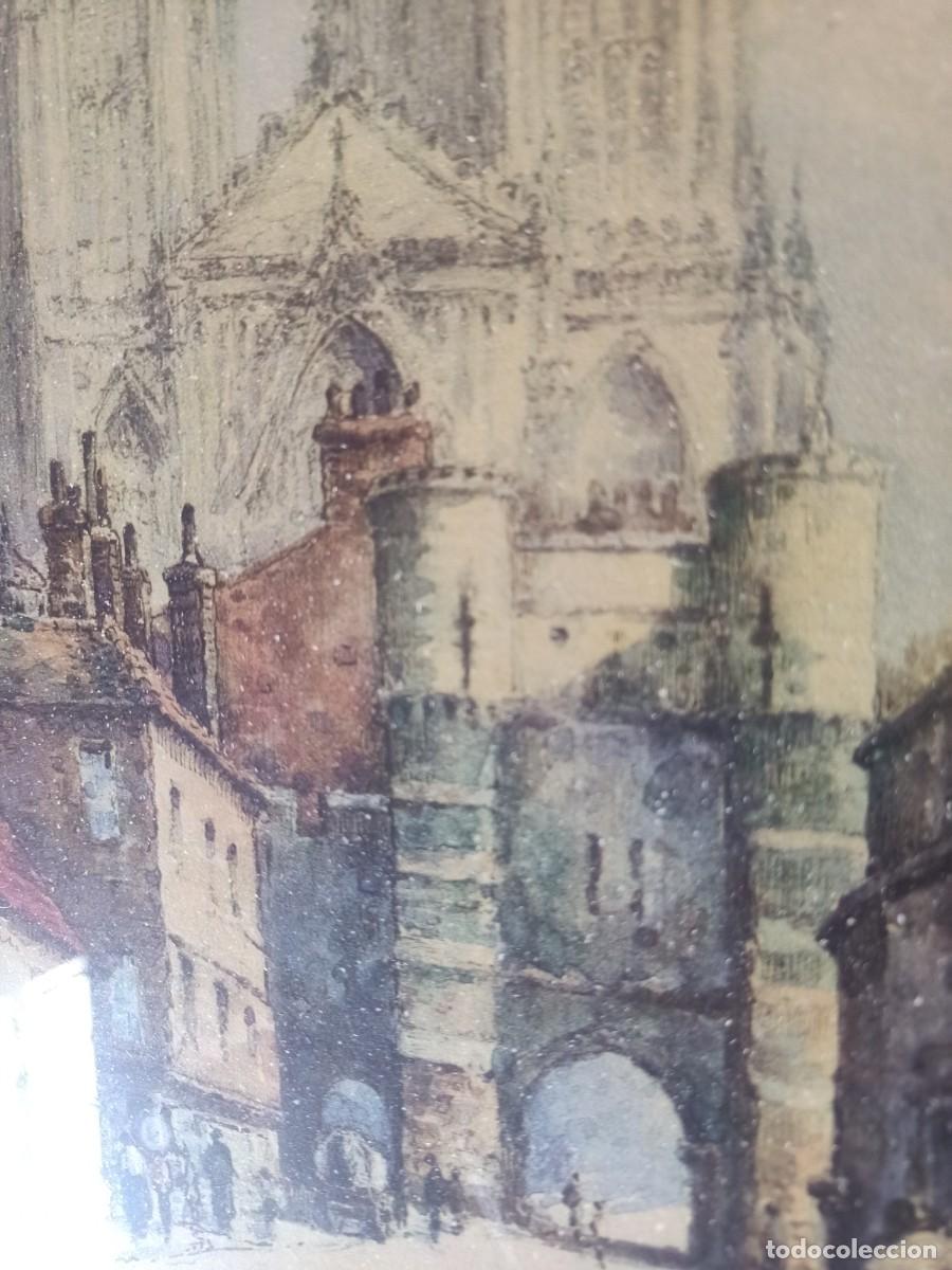 Arte: Dos litograf&iacute;as.Perergate York y Bootham. - Foto 9
