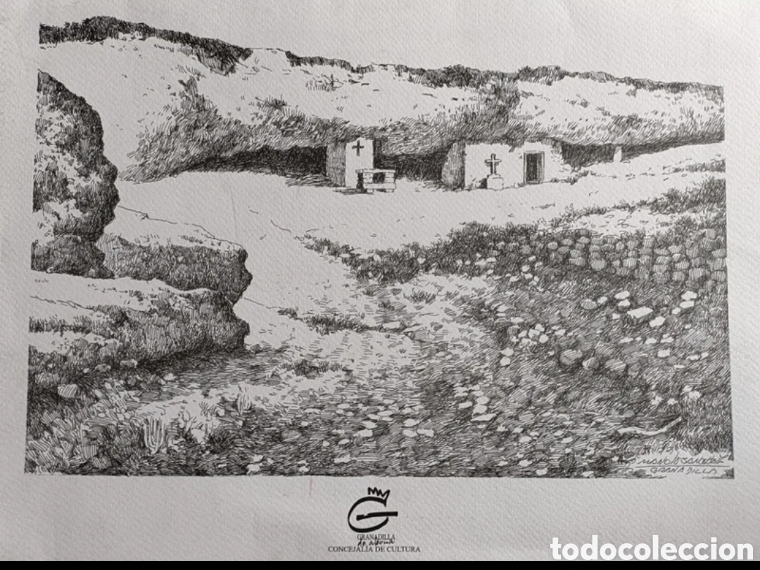 Arte: L&aacute;minas de plumillas de Manolo S&aacute;nchez - Foto 1