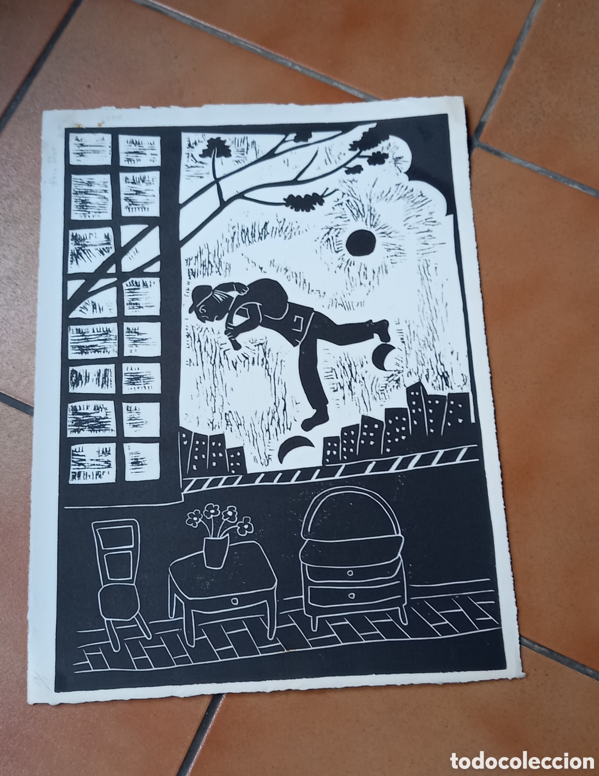 Arte: LITOGRAFIA O DIBUJO ROCA BON - Foto 1