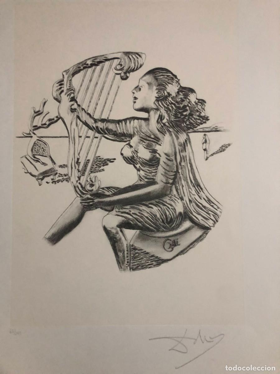 Arte: Litograf&iacute;a Dal&iacute; &rdquo;La M&uacute;sica&rdquo; - Foto 2