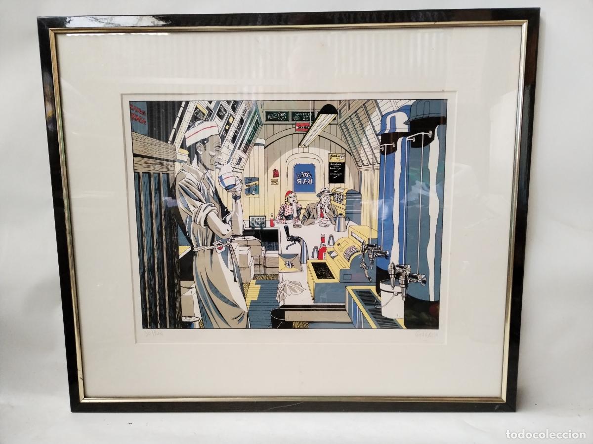 Kunst: goffaux -Litograf&iacute;a original firmada y numerada a l&aacute;piz 30/200