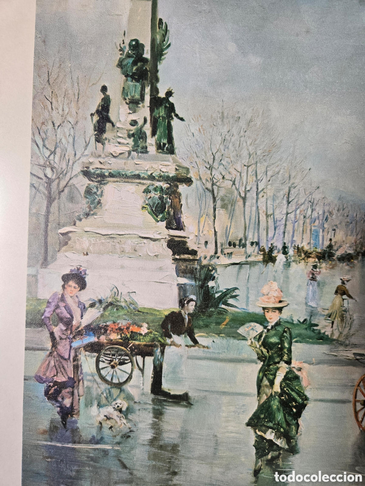 Arte: Cuadro Litograf&iacute;a enmarcada Paris - Foto 3