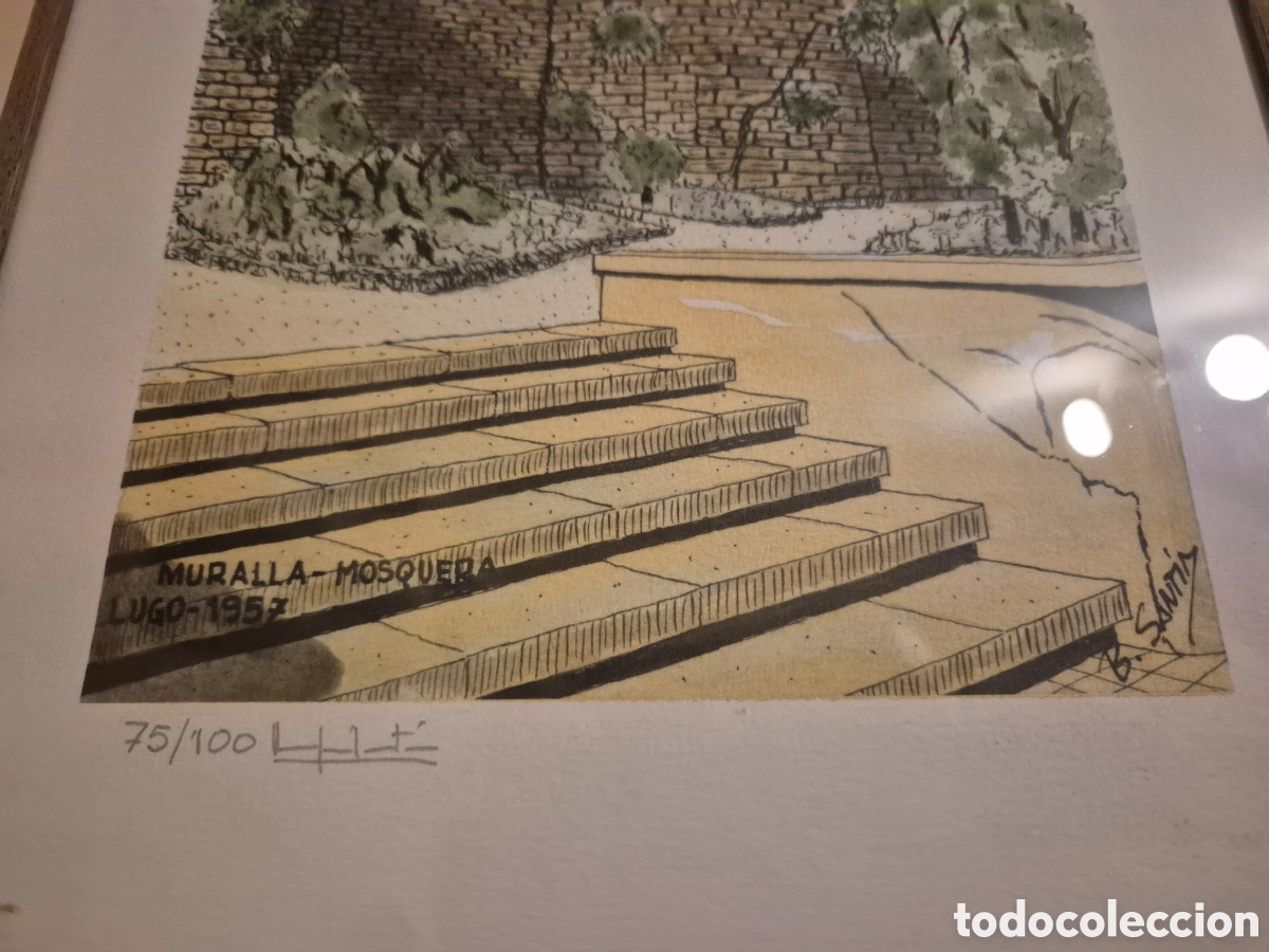 Arte: Litograf&iacute;a de Benjam&iacute;n Sant&iacute;n - Foto 2