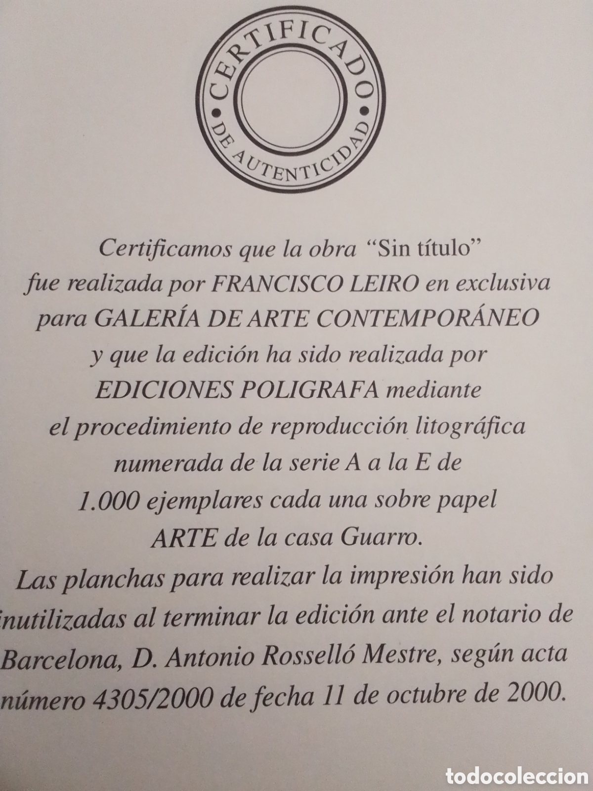Arte: Francisco Leiro &rdquo; Sin T&iacute;tulo &rdquo; - Foto 5