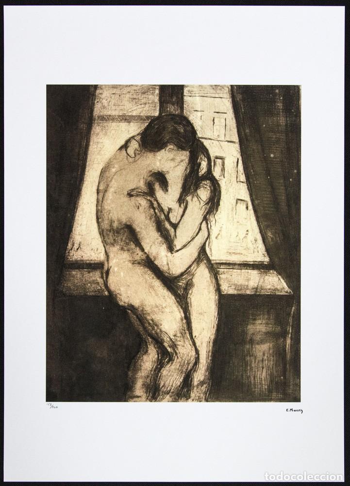 Arte: Edvard Munch &rdquo;The Kiss&rdquo; - Foto 1