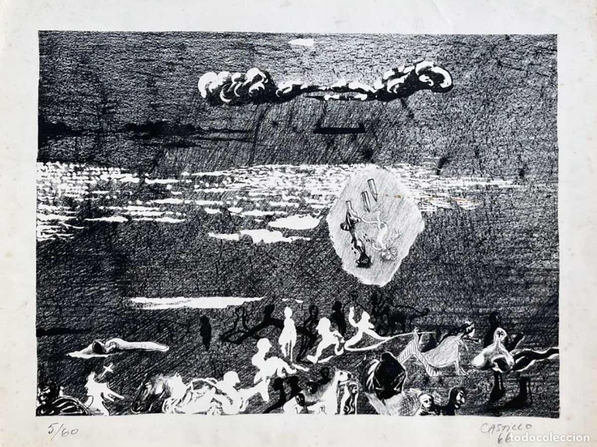 Arte: JORGE CASTILLO - sin t&iacute;tulo. Firmada a mano y numerada - Foto 1