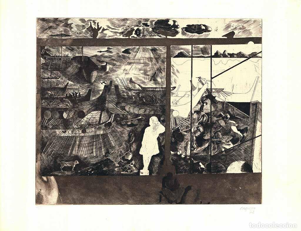 Arte: JORGE CASTILLO - sin t&iacute;tulo. Firmada a mano y numerada - Foto 1