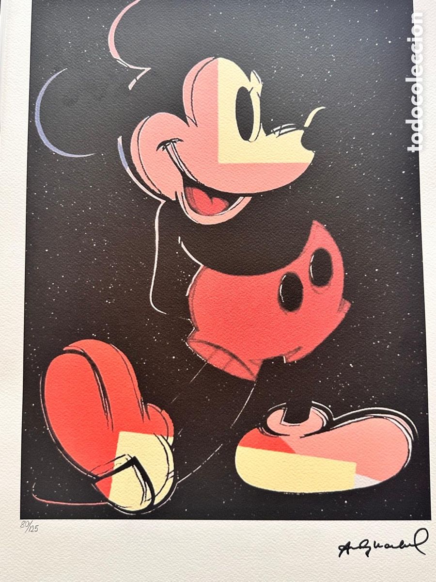 Arte: Andy Warhol litograf&iacute;a - Foto 1
