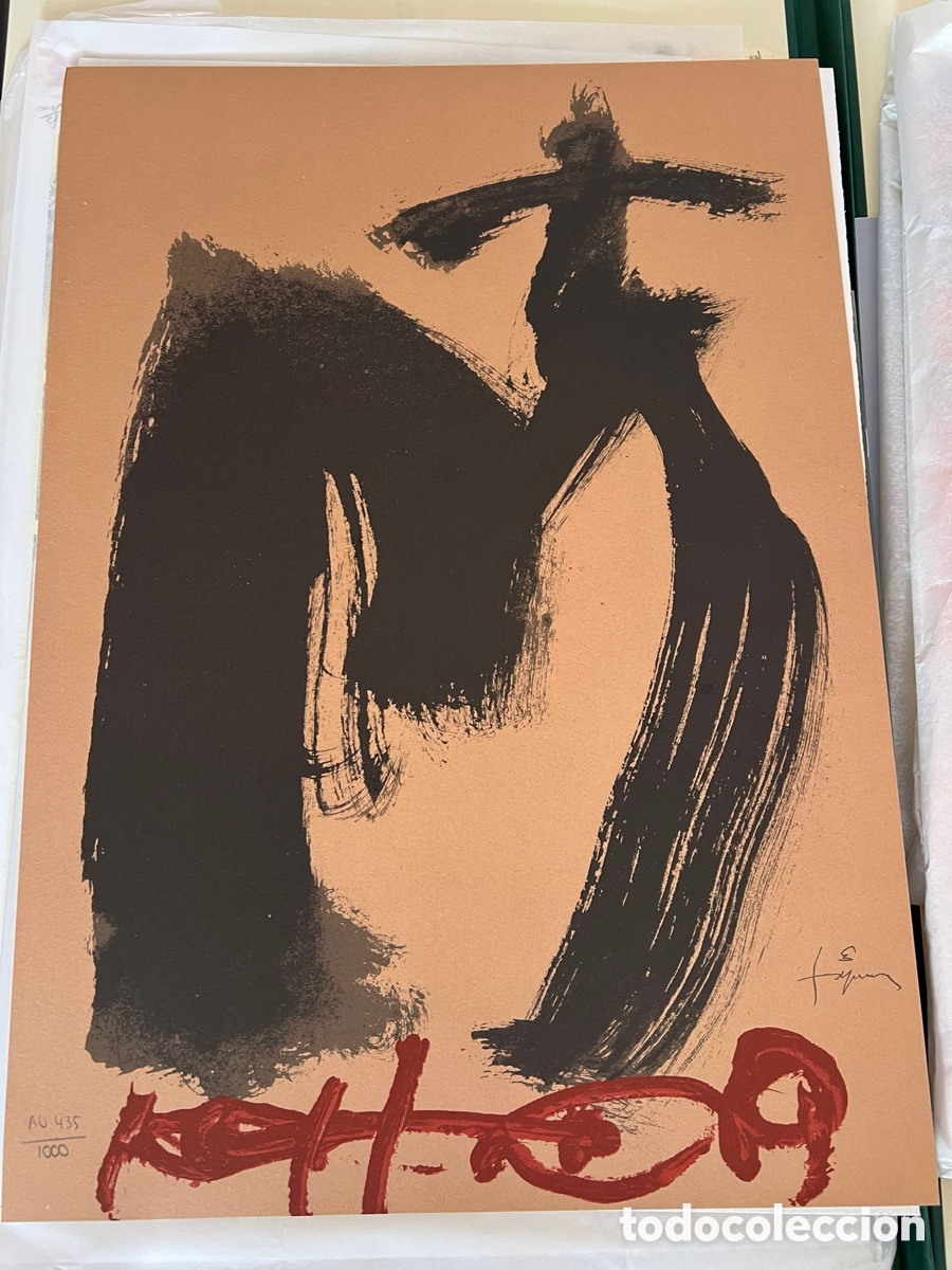 Arte: Antoni Tapies litograf&iacute;a - Foto 1