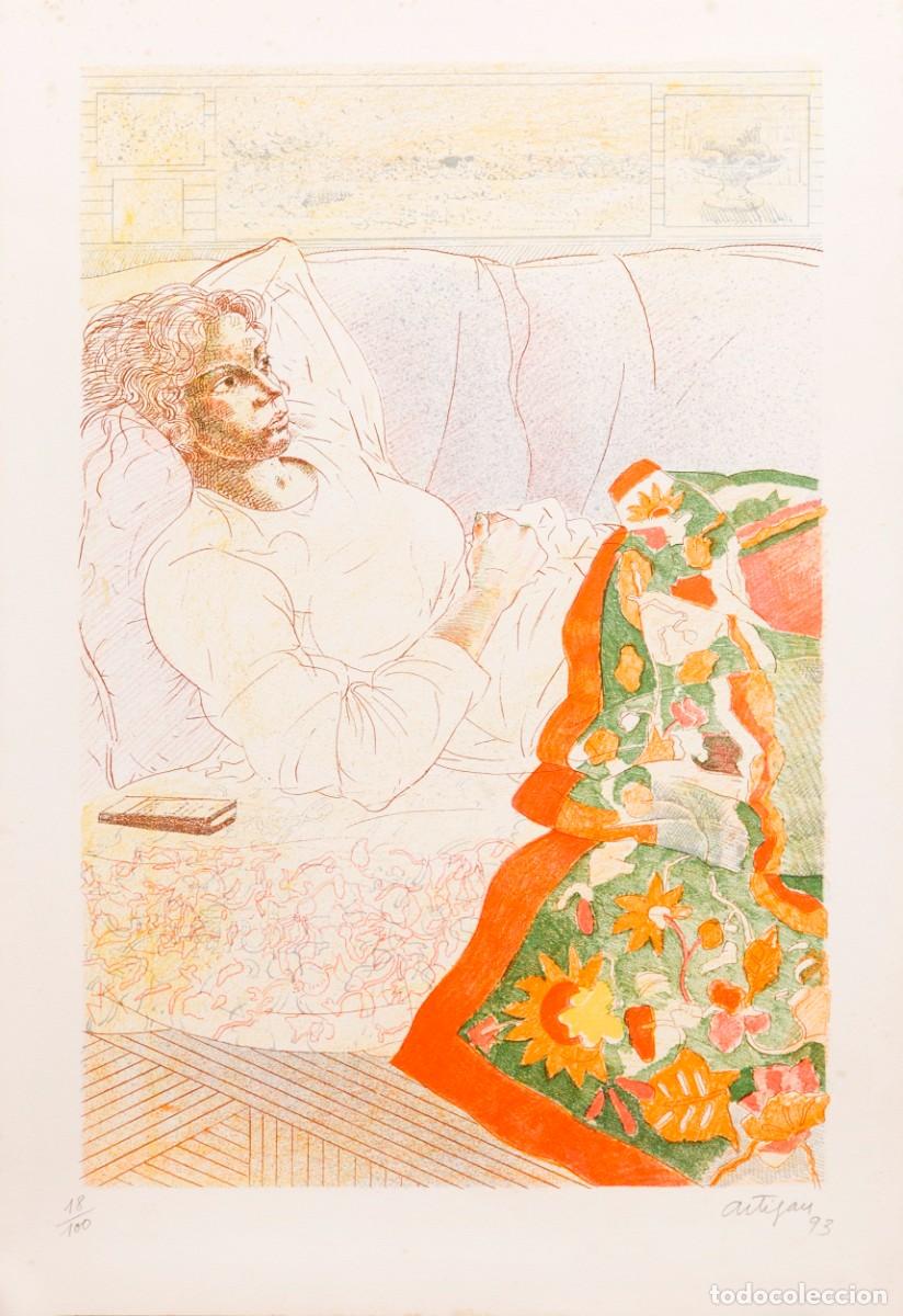 Arte: ARTIGAU - LITOGRAF&Iacute;A - 1993 - Foto 1