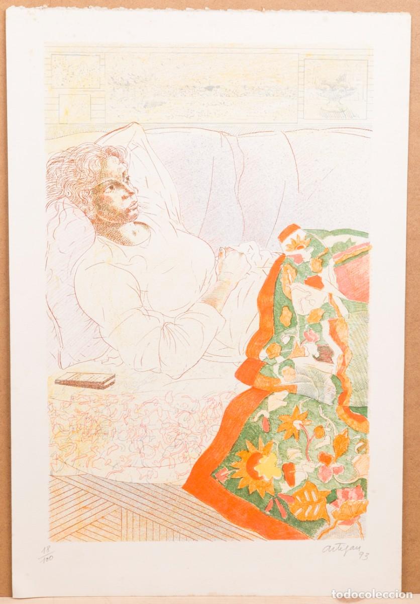 Arte: ARTIGAU - LITOGRAF&Iacute;A - 1993 - Foto 2