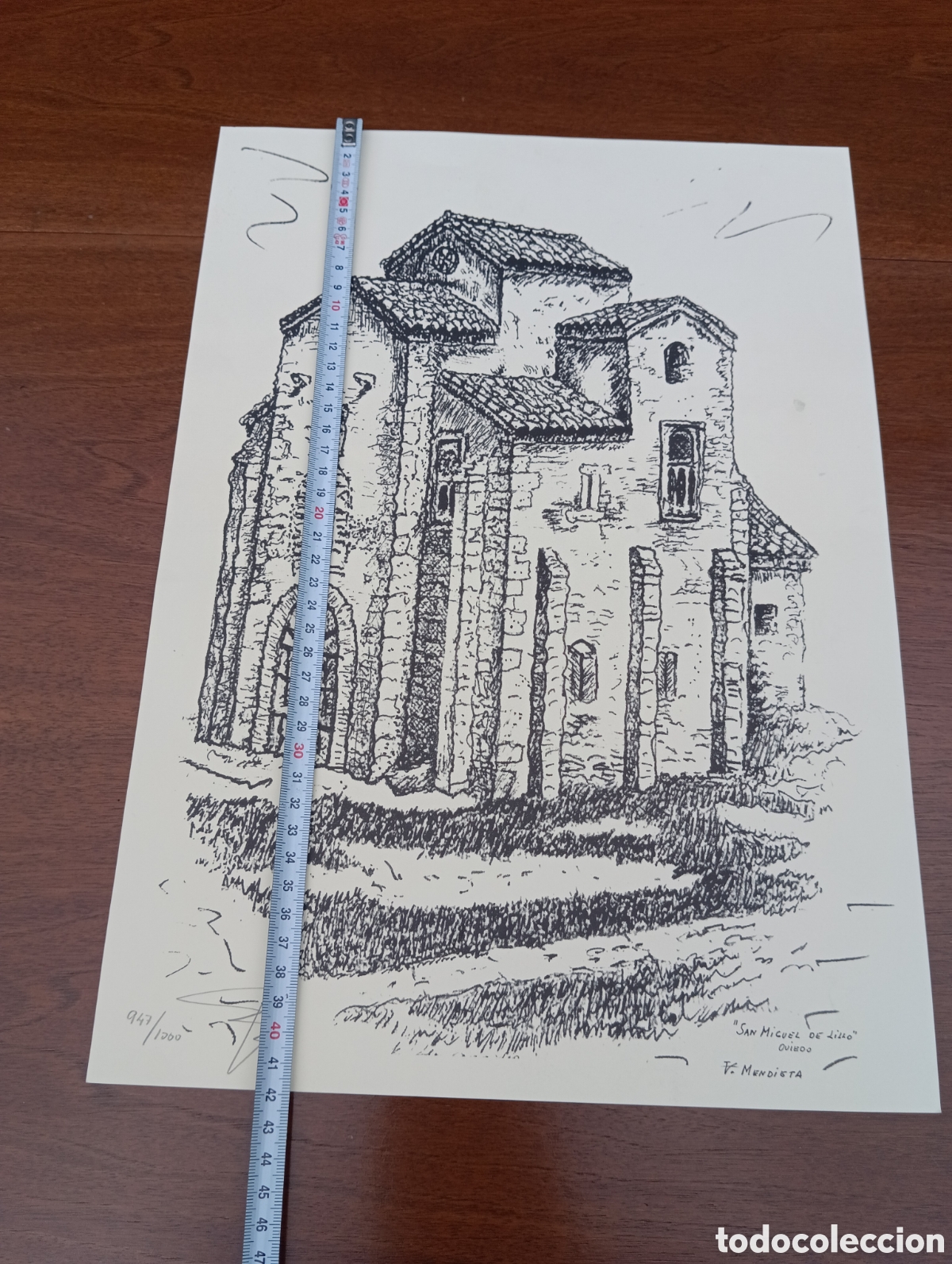 Arte: LITOGRAF&Iacute;A NUMERADA S. MIGUEL DE LILLO. - Foto 7