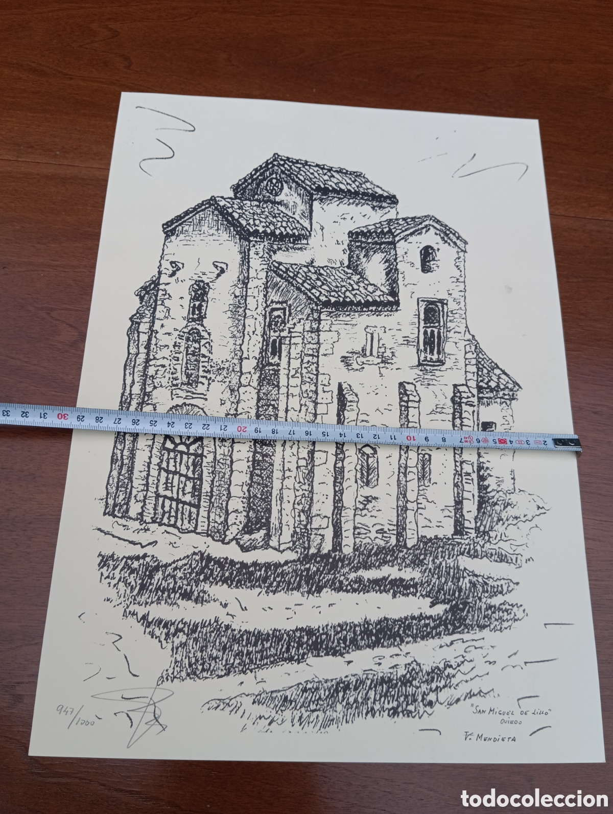 Arte: LITOGRAF&Iacute;A NUMERADA S. MIGUEL DE LILLO. - Foto 8