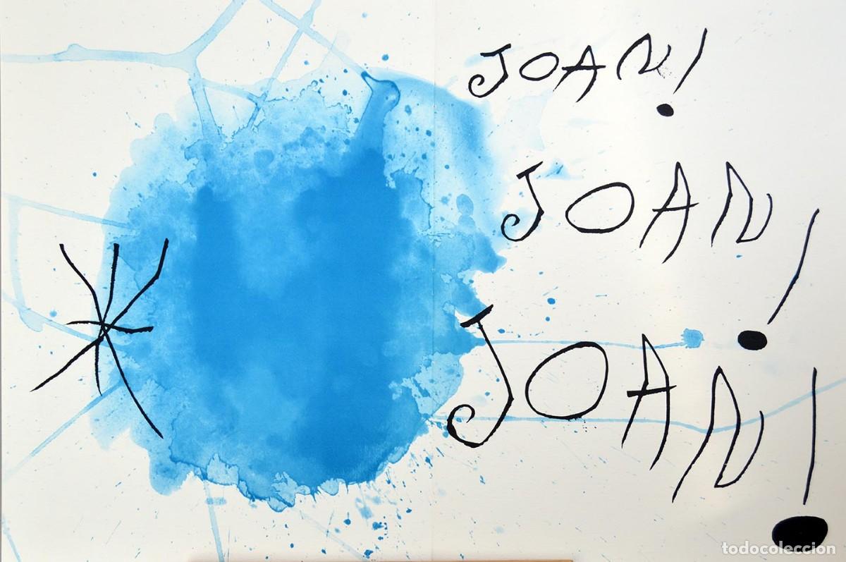Arte: JOAN MIR&Oacute; - Homenaje a Joan Prats. - Foto 1