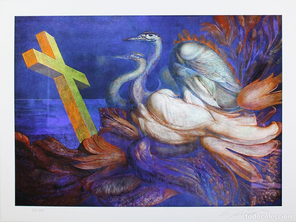 Arte: Ernst Fuchs - El viaje del cisne - Foto 1