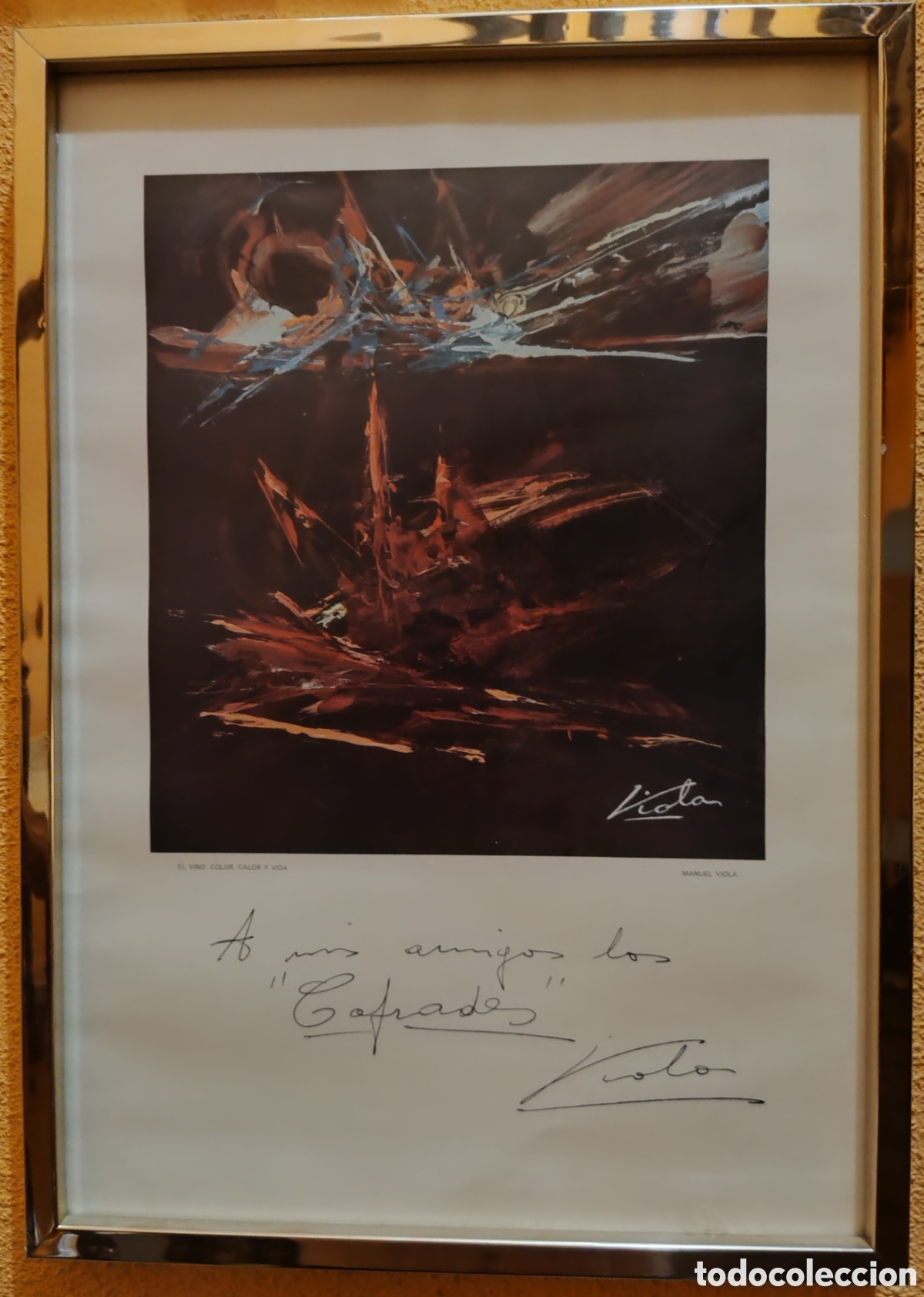 Arte: Litograf&iacute;a MANUEL VIOLA - Foto 1