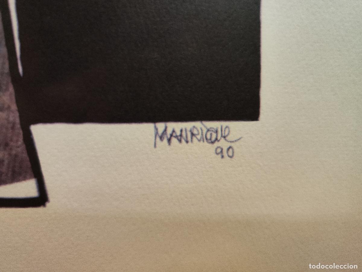 Arte: Litograf&iacute;a Bodeg&oacute;n Cesar Manrique enmarcada - Foto 2