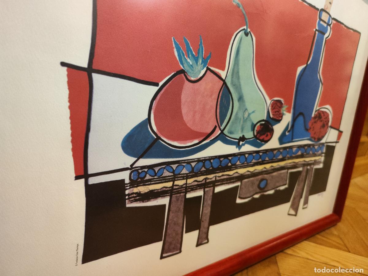 Arte: Litograf&iacute;a Bodeg&oacute;n Cesar Manrique enmarcada - Foto 7