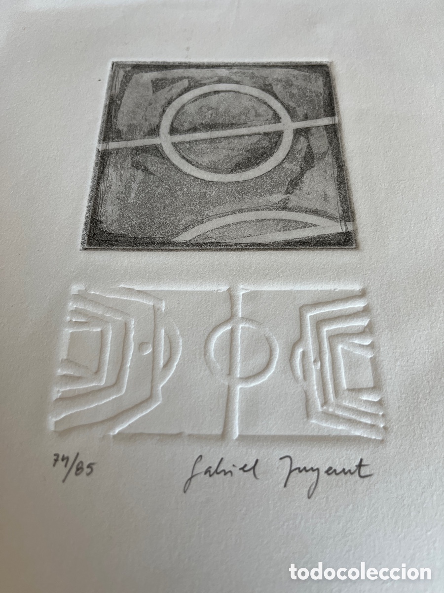 Arte: LITOGRAFIA. Gabriel Junyent. 1990 - Foto 2