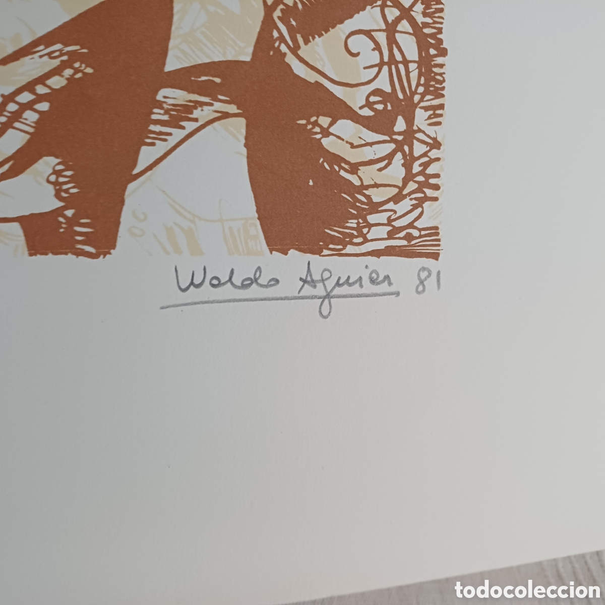 Arte: Waldo Aguiar, grabado (1981) - Foto 2