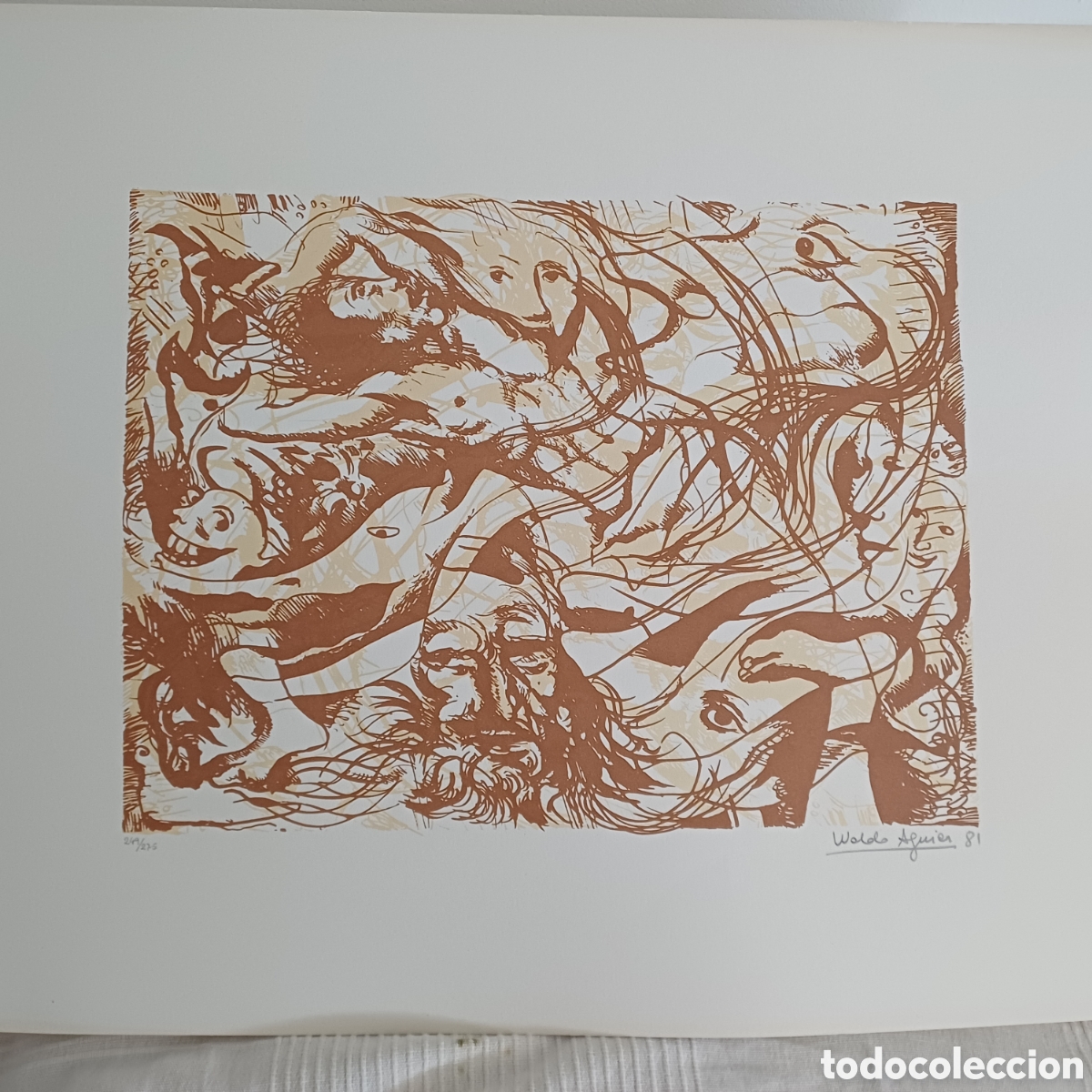 Arte: Waldo Aguiar, grabado (1981) - Foto 1