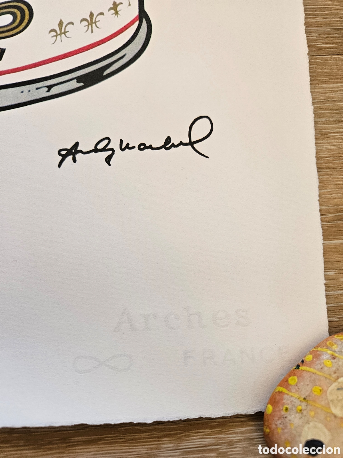 Arte: Litograf&iacute;a Andy Warhol. Campbels. Ed. Limitada 100 ejemplares. - Foto 4
