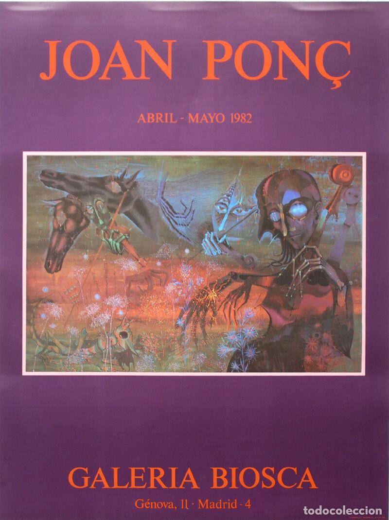 Arte: JOAN PON&Ccedil; - Galeria Biosca 1982 - Foto 1