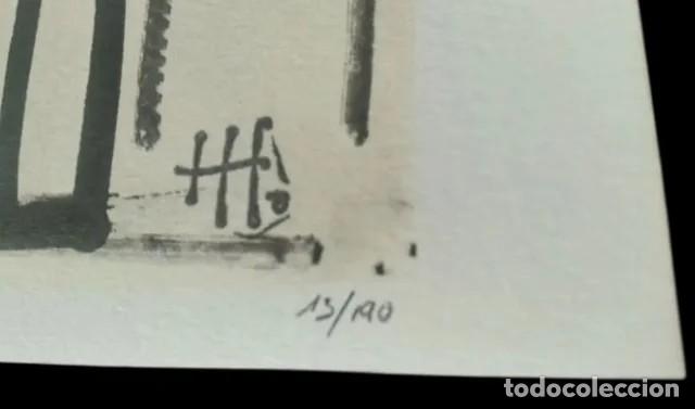 Arte: Litograf&iacute;a Hand Hofmann Numerada - Foto 3