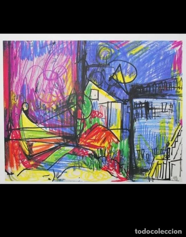 Arte: Litograf&iacute;a Hand Hofmann Numerada - Foto 5