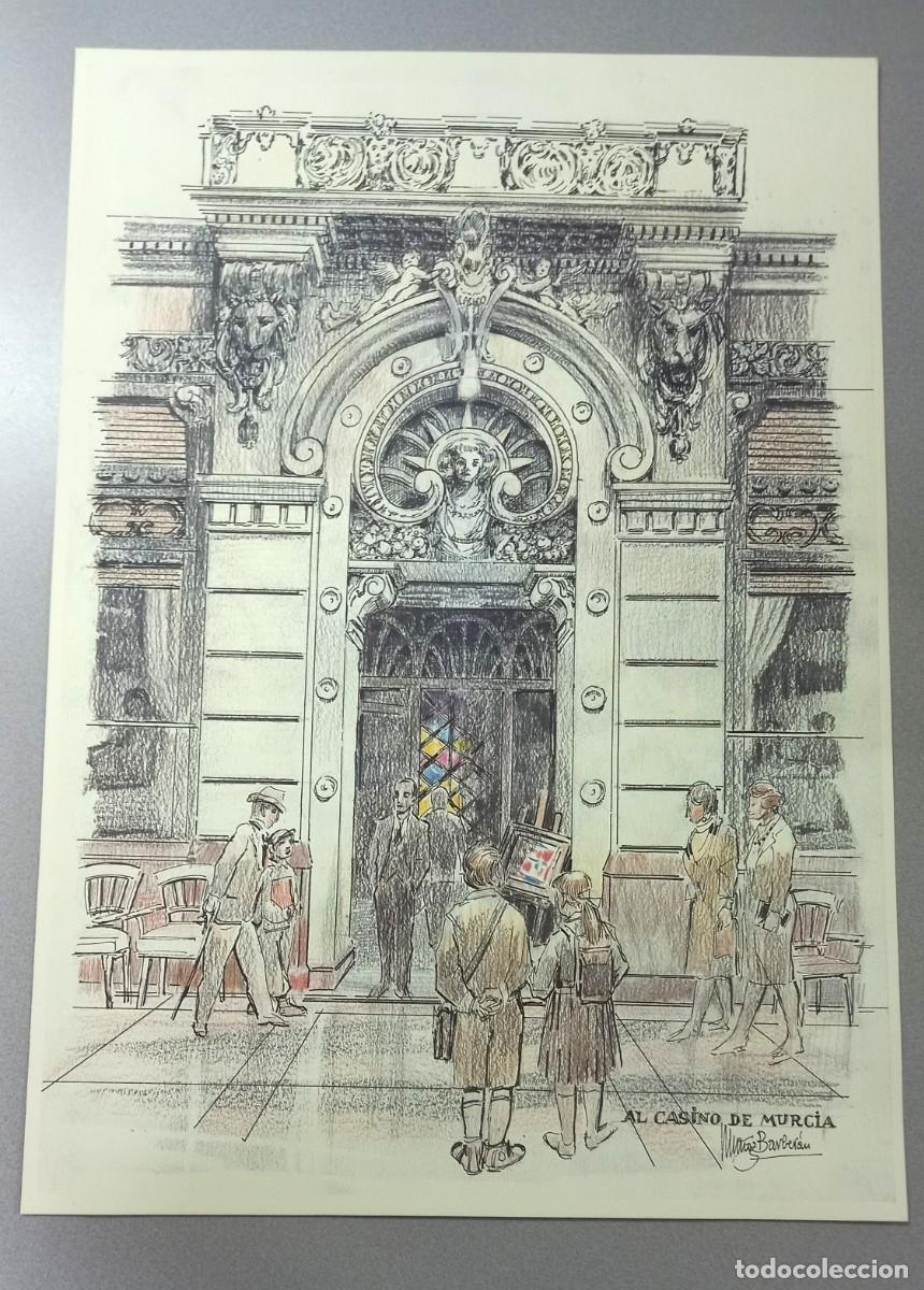 Arte: LITOGRAF&Iacute;A MURCIA- MU&Ntilde;OZ BARBER&Aacute;N - Foto 1