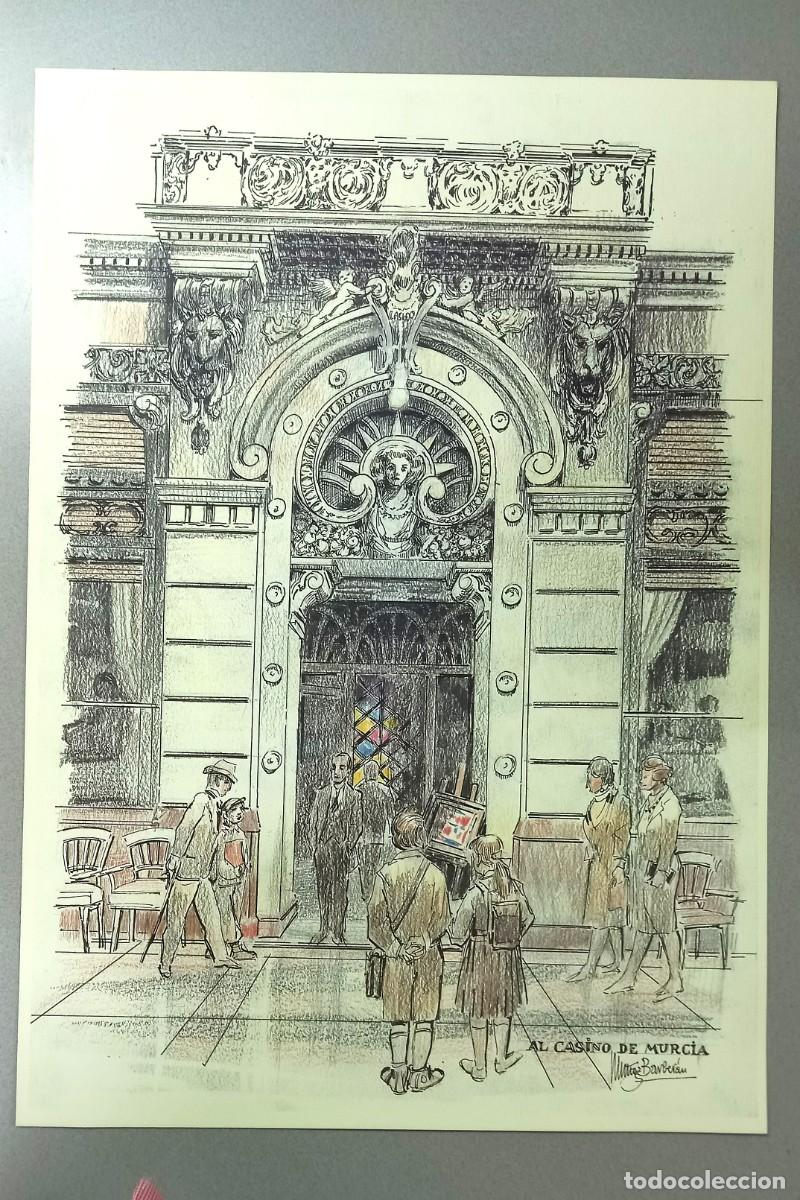 Arte: LITOGRAF&Iacute;A MURCIA- MU&Ntilde;OZ BARBER&Aacute;N - Foto 2