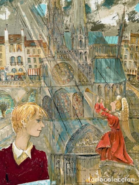 Arte: Lithographie &rdquo;The Bridge&rdquo; de Emil Weddige - Foto 1