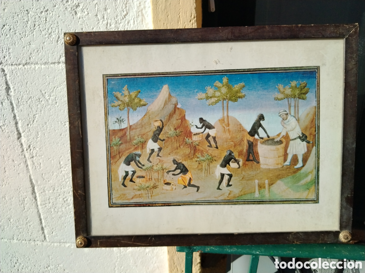 Arte: Ciuadro litograf&iacute;a antigua - Foto 1