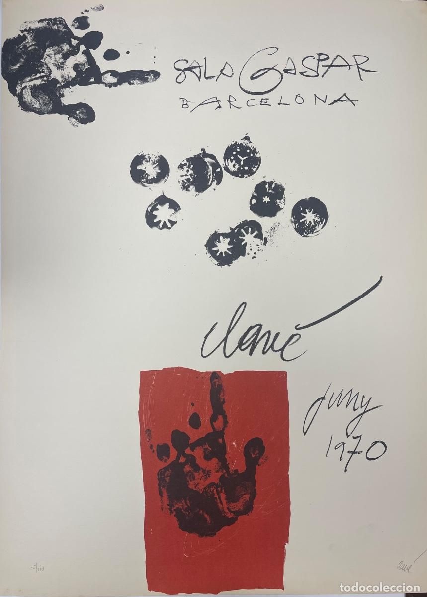 Arte: Antoni Clav&eacute;, Litograf&iacute;a, 1970 - Foto 1