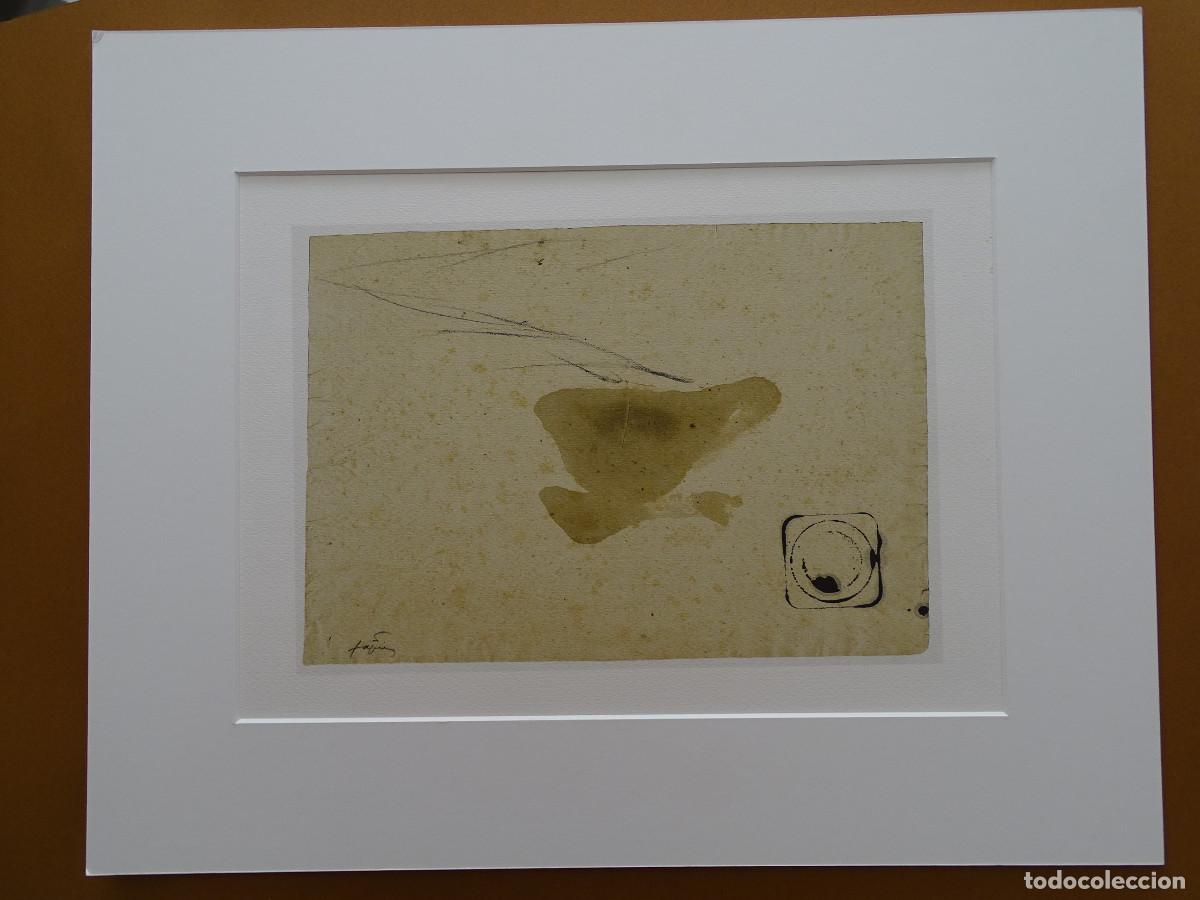 Arte: Litograf&iacute;a Tapies. Edici&oacute;n limitada . D&eacute;cada de los 80. - Foto 1