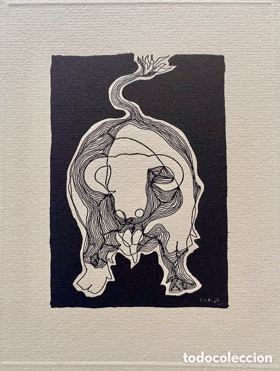 Arte: Litograf&iacute;a Pedro Sobrado el toro - Foto 2